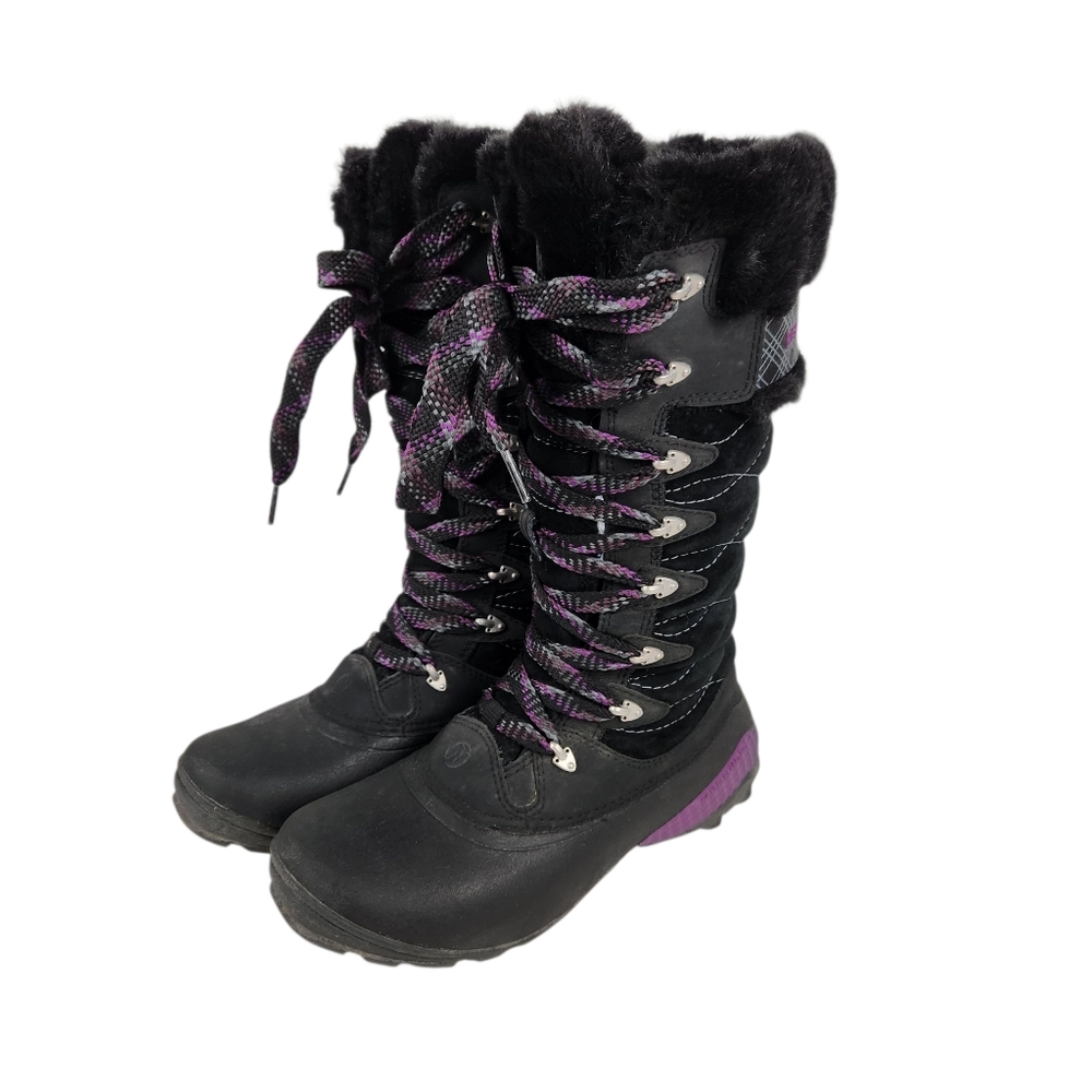 Merrell Black & Purple Waterproof Winter Boots – Women’s Size 6